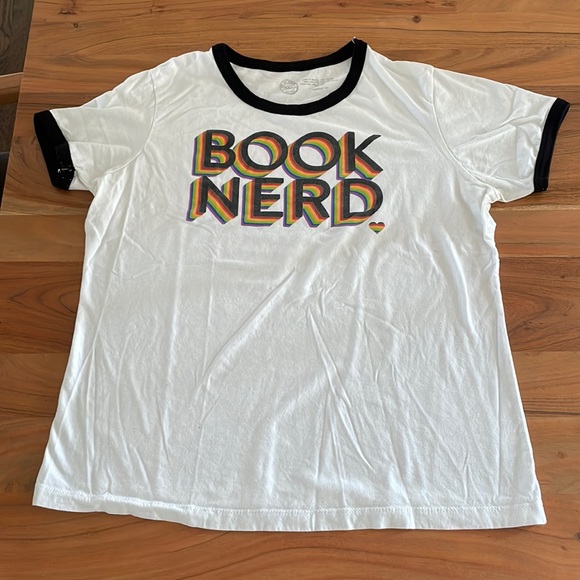 Out of Print - Book Nerd Pride T-Shirt size XXL Women’s 100% Cotten - Picture 2 of 4